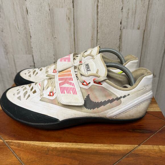 Nike Zoom Rotational 6 Track & Field Shoes White Women’s Size 9.5 - Picture 1 of 6